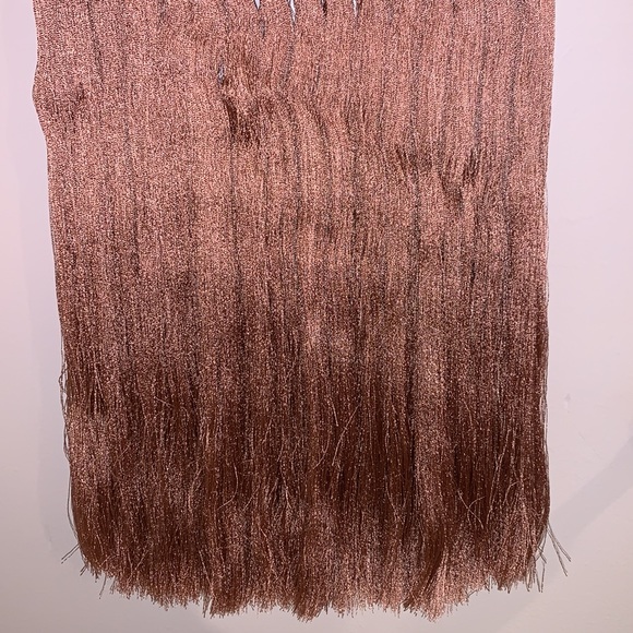 ZIMMERMANN velvet fringe pouch in pink - Picture 6 of 13